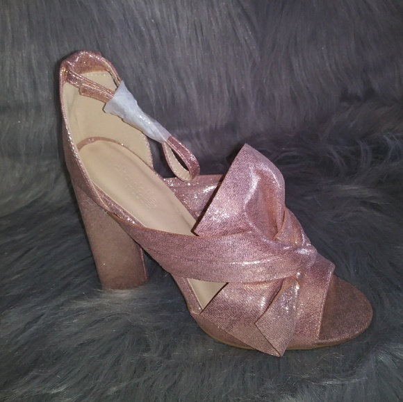 charlotte russe rose gold shoes
